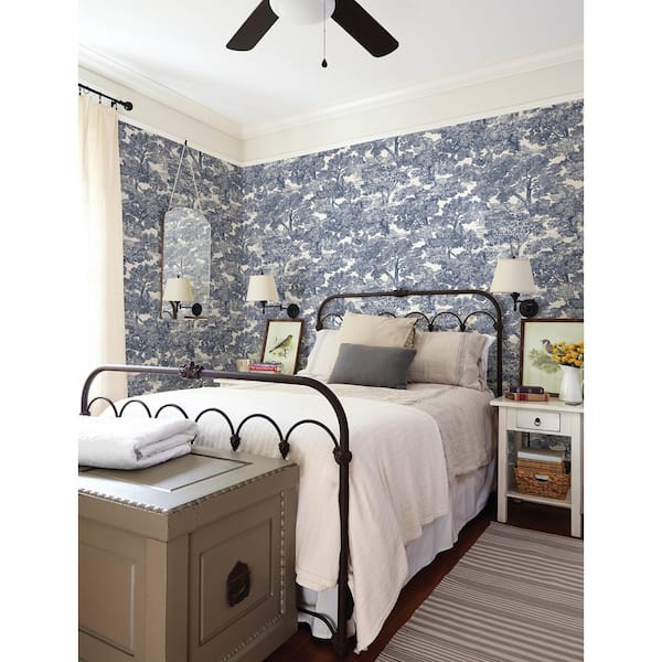 Spinney Blue Pre-Pasted Non-Woven Wallpaper