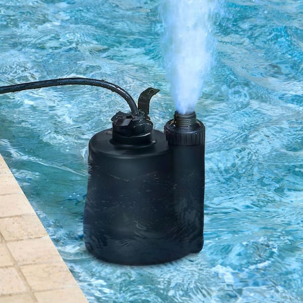 Utility Pump 1/3 HP 2450 GPH High Flow 30 ft. Head Sump Pump Submersible Water Pump Utility Pump 10 ft. Power Cord