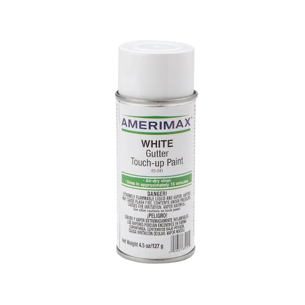 4.5 oz. White Touch-Up Spray Paint for Gutter