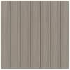15/16 in. x 5-1/4 in. x 12 ft. Stone Gray Square Edge Capped Composite Decking Board