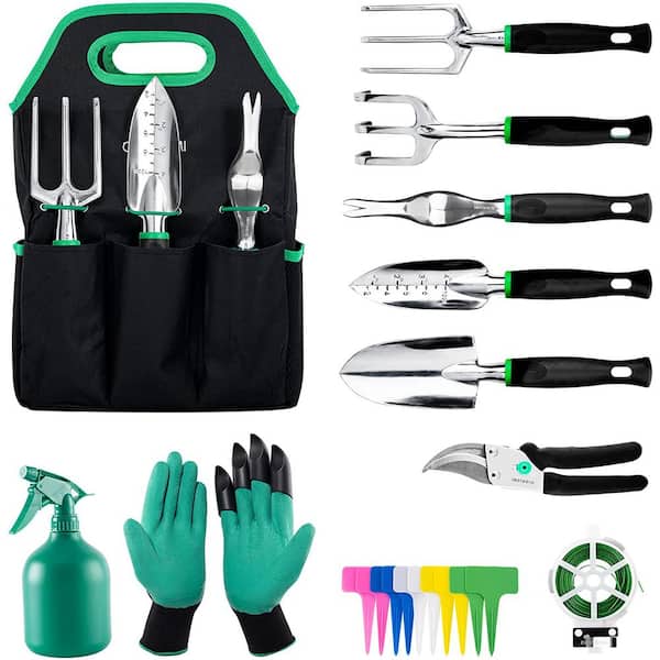 Unbranded 20-Piece Heavy-Duty Aluminum Garden Hand Tool Set, Garden Tool Set