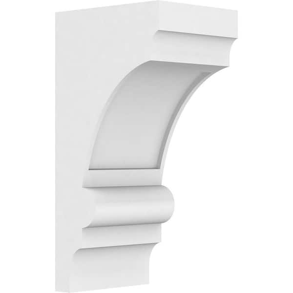 Ekena Millwork 7 in. x 18 in. x 9 in. Standard Diane Architectural Grade PVC Corbel