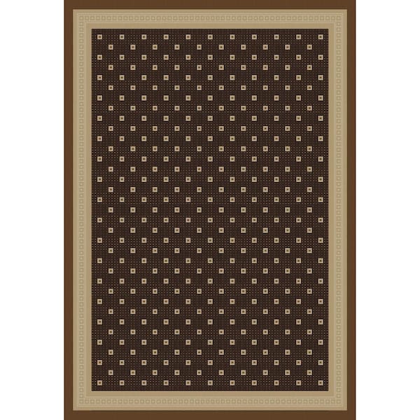 Jewel Athens Brown 3 ft. x 4 ft. Area Rug