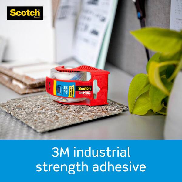 Scotch Brand 142-6 Heavy Duty Tape with Dispenser 6 Rolls Clear for sale online 