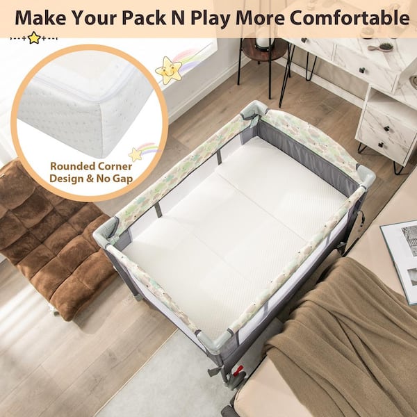 Folding Mattress Topper For Pack And Play Play Mattress Using Pack
