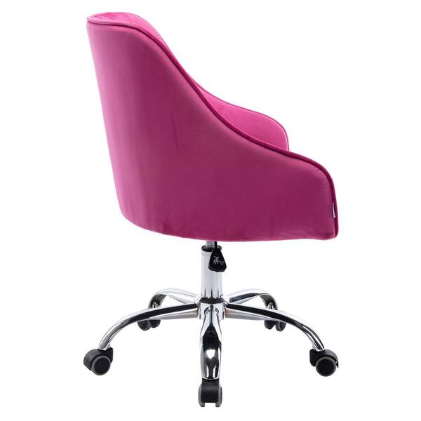 Rose velvet desk deals chair