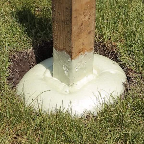 2 lb. PostFix Fence Post Mix, Mix-In-The-Bag Expanding Foam for Supporting Non-Structural Posts, Mailbox, Sign