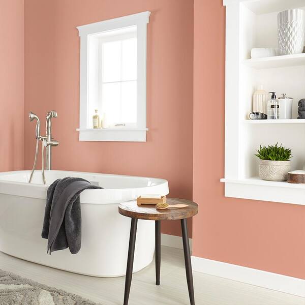 BEHR PREMIUM PLUS 8 oz. #M200-5 Terra Cotta Clay Flat Interior