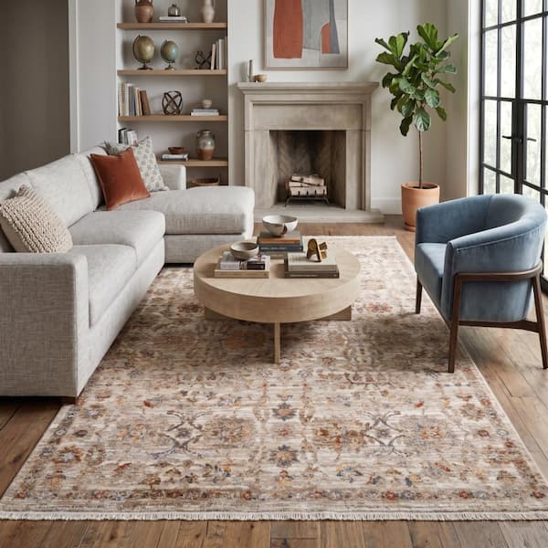 Albany Ivory 5 t. x 8 ft. Oriental Area Rug