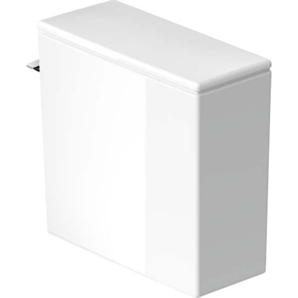 Duravit Durastyle 1.28 GPF Single Flush Toilet Tank with Siphonic Jet Technology in White