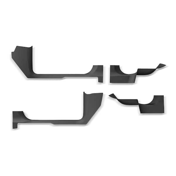 Heavy Duty 4 PCS TPE Car Floor Mat Cargo Mat for Tesla Model Y Juniper Door Sill Protector Anti-Scratch