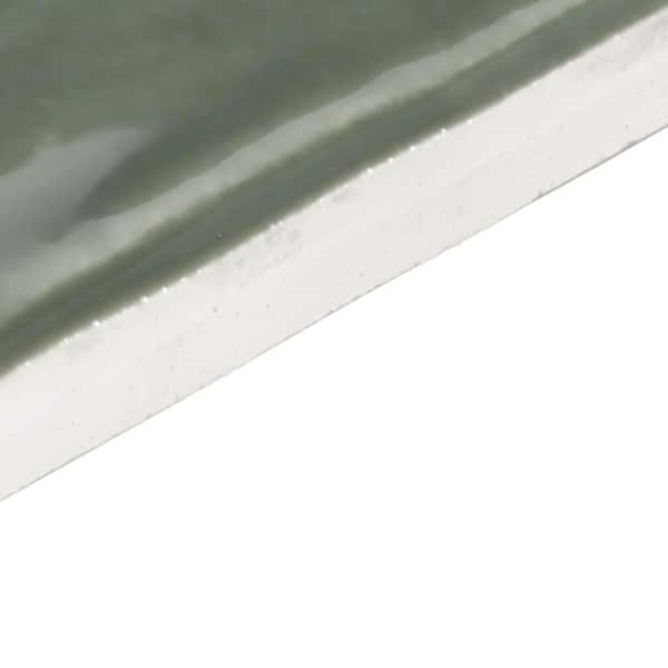 Daltile Artcrafted Aloe 4 in. x 4 in. Glossy Ceramic Wall Tile