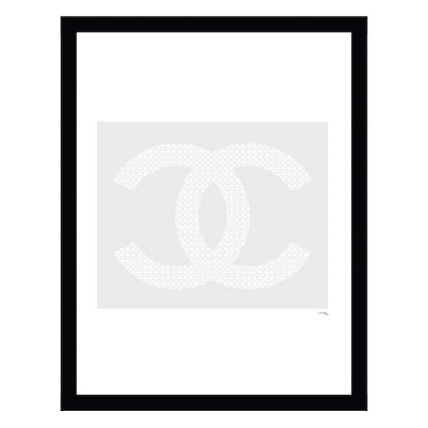 VENICE BEACH Collections Fashion Designer Lit Logo by Fairchild Paris Framed Graphic Print Abstract Poster Art Print 18 in. x 14 in.