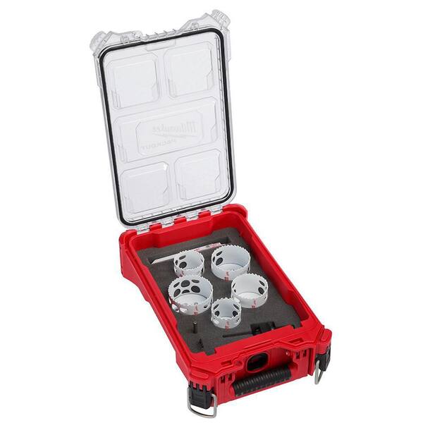 Milwaukee - Hole Dozer Bi-Metal Hole Saw/Sawzall Blade Set with PACKOUT Compact Organizer (20-Piece)