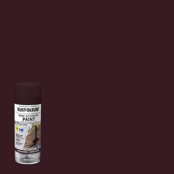 12 oz. Flat Espresso Shake Roof Accessory Aerosol Spray Paint (Case of 6)