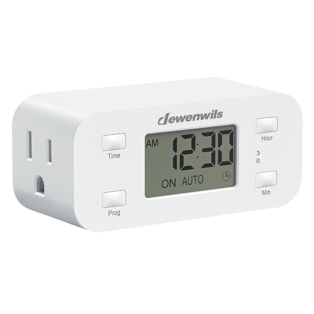 1-Pack 24-Hour Programmable Digital Electrical Chronologic Timers for Indoor Lamp Fan Aquarium, 1-Grounded Outlet price history on PriceWatchPro