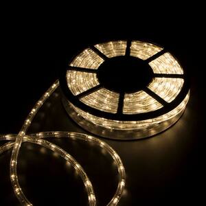 EcoSmart 16 ft. Plug-In Bright White LED Dimmable Linkable Outdoor Rope ...