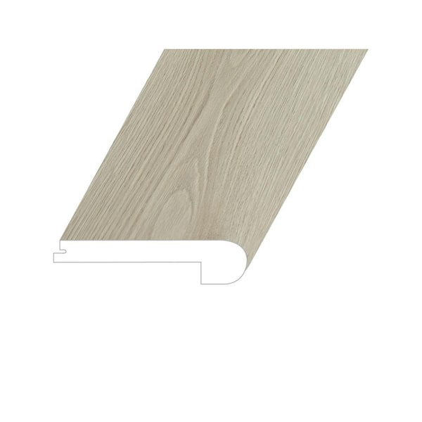 Montserrat Hoxton Opal 1 in. Thick x 4.5 in. W  x 94.5 in. L Embossed Wood Look Waterproof Laminate Stairnose Molding