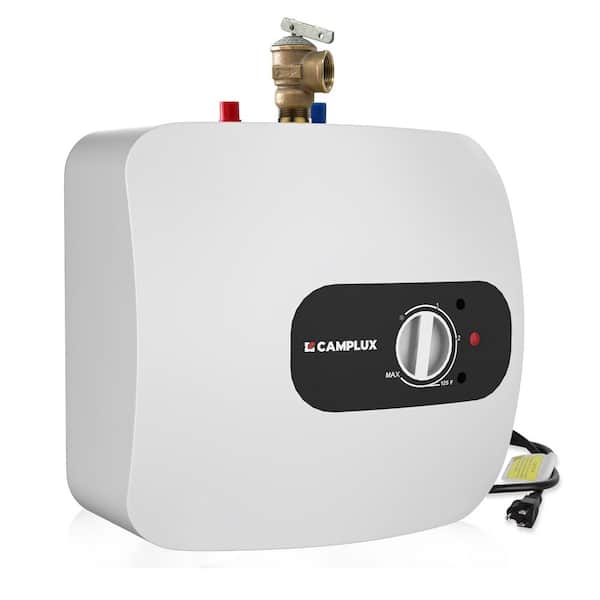 8 Gal. Mini-Tank Compact Element Point-Of-Use Electric Water Heater with Warranty