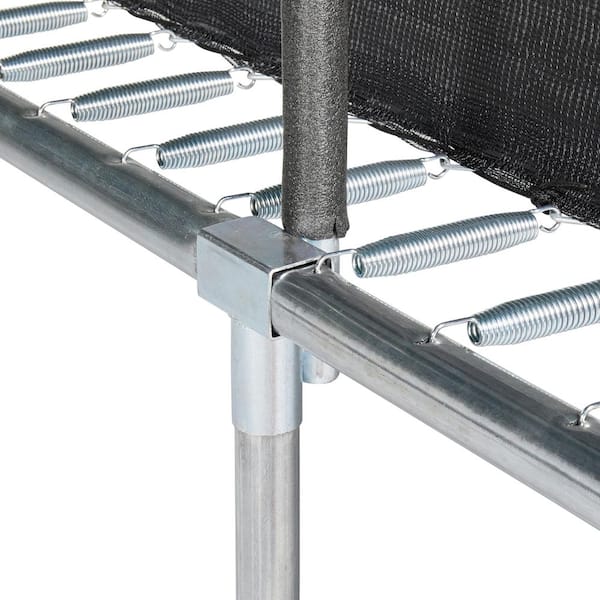 JUMPKING 10 ft. x 15 ft. Rectangle Trampoline with 2 Powder Coated