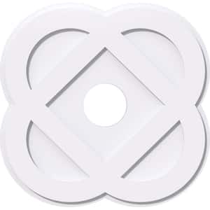 1 in. P X 13-1/2 in. C X 34 in. OD X 7 in. ID Charlotte Architectural Grade PVC Contemporary Ceiling Medallion