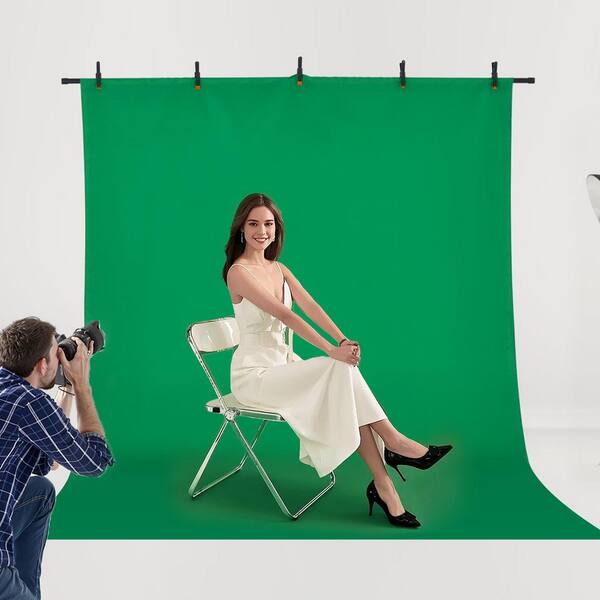 Toile De Fond Verte Pliable 142 Cm Avec Support - Écran Vert Pop-up Portable Pour Photographie, Streaming Et Jeux En Direct - Yiarsky