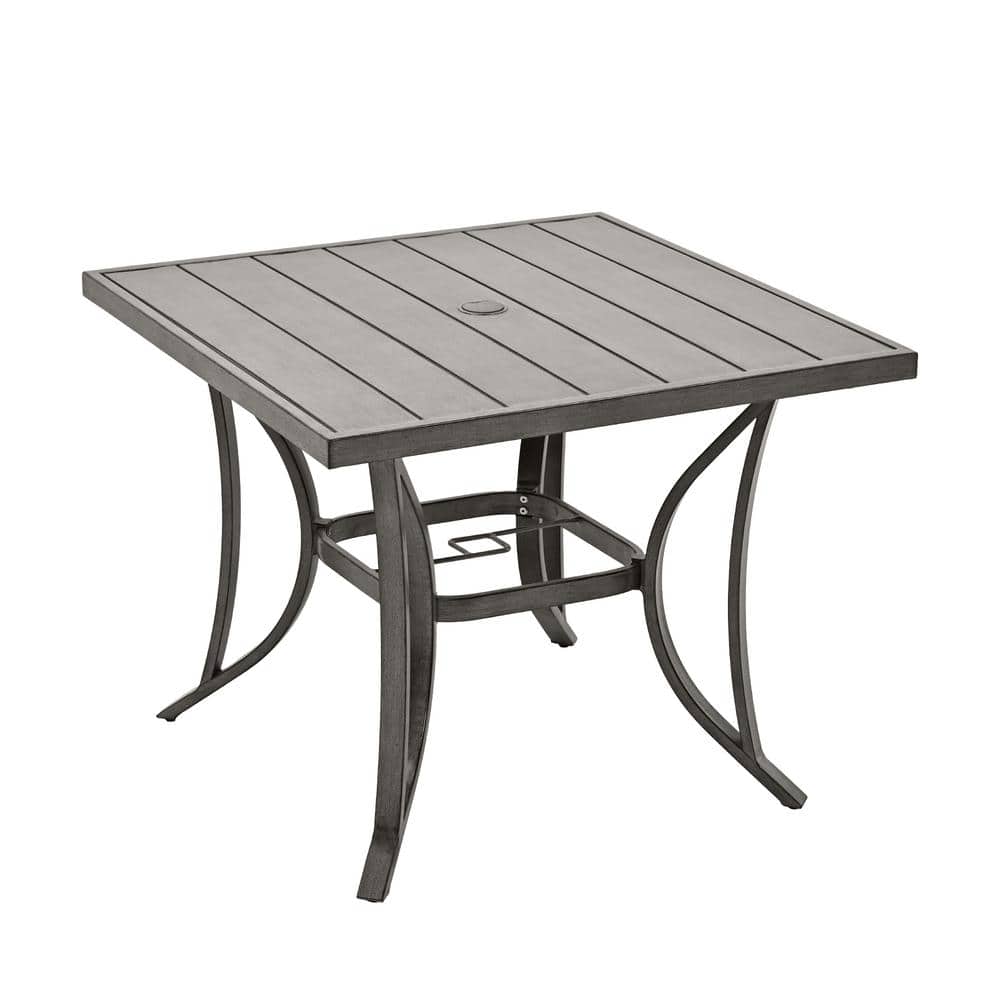 Urban Oasis Square Outdoor Aluminum Dining Table with Umbrella Hole price history on PriceWatchPro