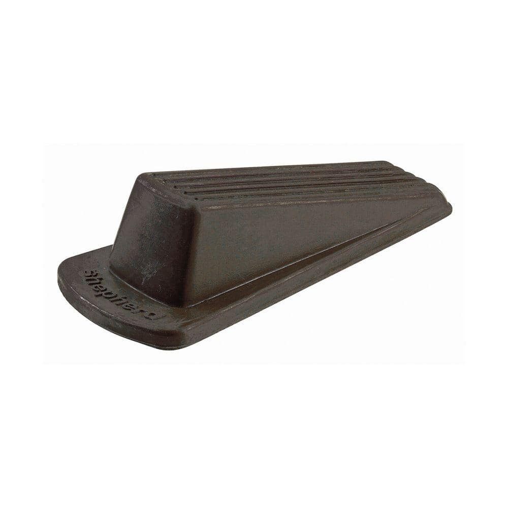 Shepherd Brown Rubber Door Stops (2 per Pack) 9132 - The Home Depot