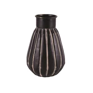 Exeter 4.25 in. H Decorative Vase in Oxydized Black