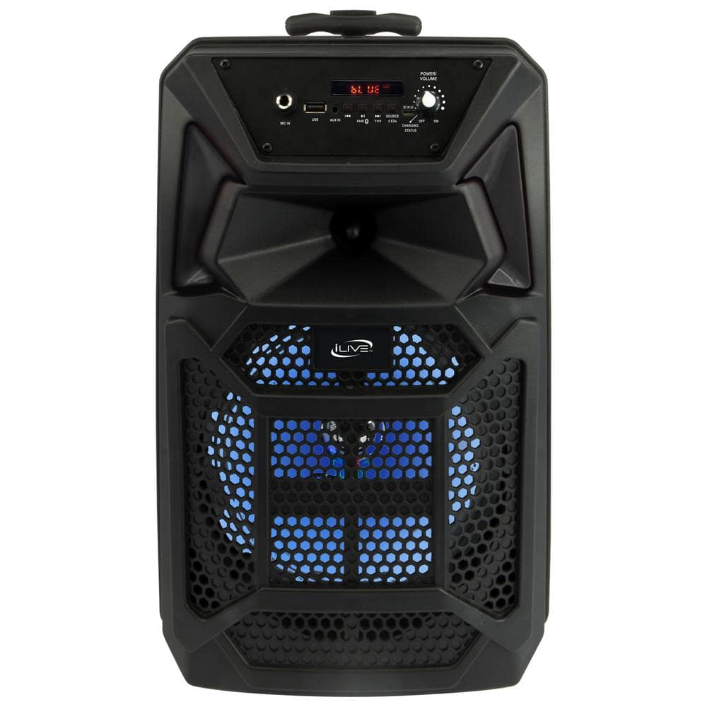 iLive Wireless Jobsite Tailgate Speaker with Bluetooth and Remote, Black -  ISB312B