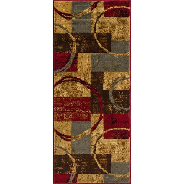 Unique Loom Barista Kouillou Multi 2' 2 x 5' 3 Area Rug 3179807 The