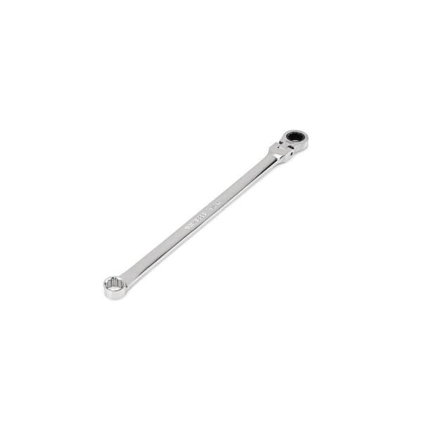 TEKTON 1/2 in. Long Fixed/Flex Head 12-Point Ratcheting Box End Wrench