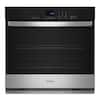 Whirlpool 30 In. Single Electric Wall Oven In Stainless Steel ...