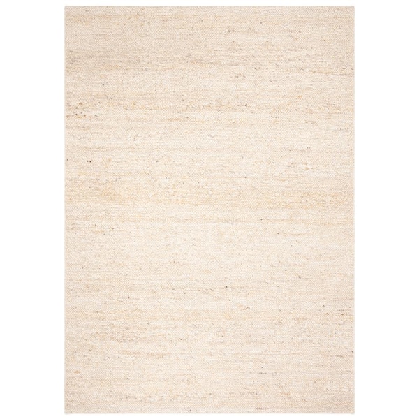 Natura 3 ft. x 4 ft. Ivory Gradient Solid Color Area Rug