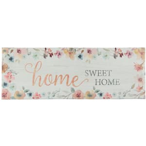 Home Sweet Home 19.6 in. x 55 in. Anti-Fatigue Kitchen Runner Rug Mat
