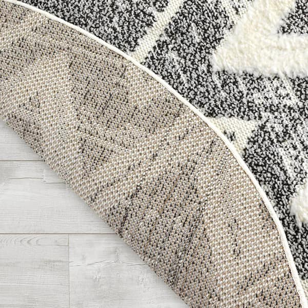 Palafito Geometric High-Low Area Rug