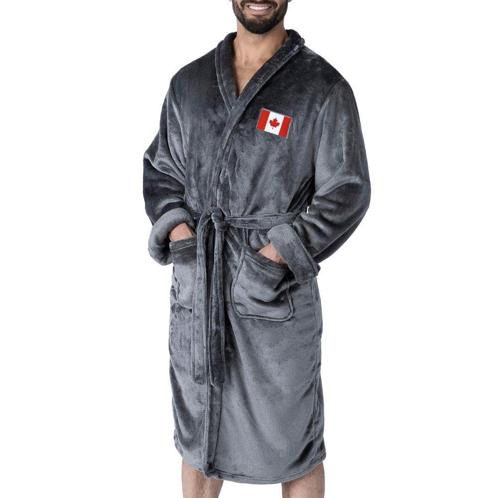 Bc Robe THE NORTHWEST GROUP Canada Flag Silk Touch Robe Large/XLarge ...