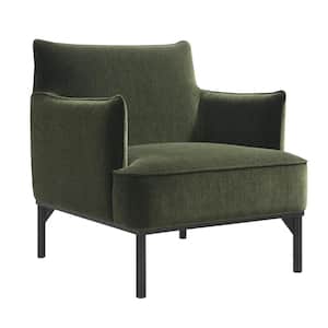 Daisy Green Fabric Accent Chair
