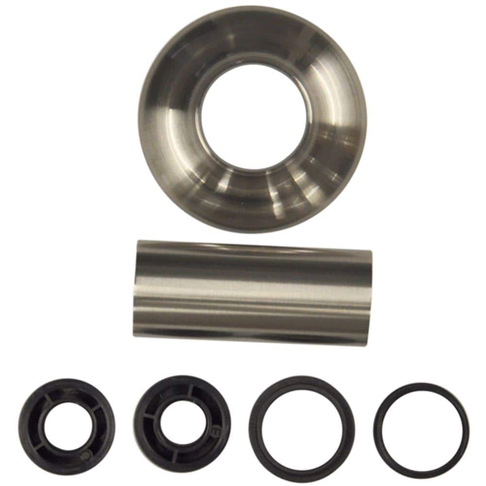 Universal Brushed Nickel Shower Flange and Tube Assembly