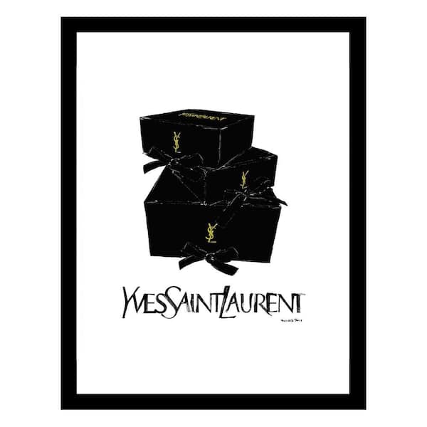 VENICE BEACH Collections High Fashion Glam Gift Boxes by Fairchild Paris 1 Piece Framed Graphic Print Abstract Poster Art Print 18 in. x 14 in.