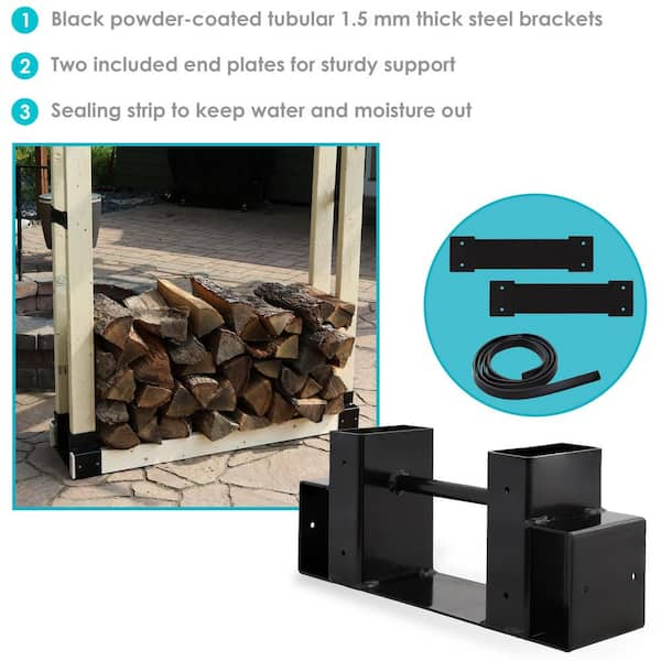 Firewood bracket kit online home depot