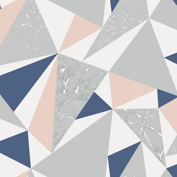 Walls Republic Party Triangles Paper Strippable Wallpaper (Covers 57 sq. ft.)