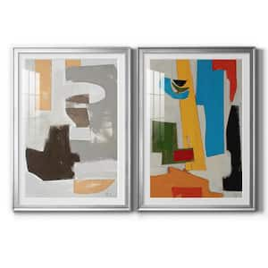 Andalusian Forms III By Wexford Homes 2 Pieces Framed Abstract Paper Art Print 22.5 in. x 30.5 in. .