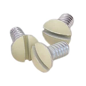 5/16 in. Long 6-32 Thread Replacement Wallplate Screws, Ivory