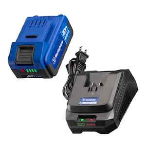 20-Volt Lithium-Ion Battery Pack 4.0 Ah with Rapid Charger Starter Kit