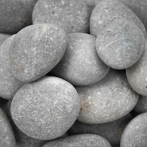 Nile Gray 0.5 cu. ft. (1 in. to 2.5 in.) Bagged Landscape Pebbles -1Bag
