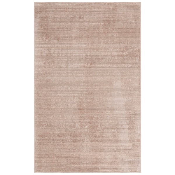 Harmony 9 ft. x 11 ft. Beige Solid Striped Area Rug