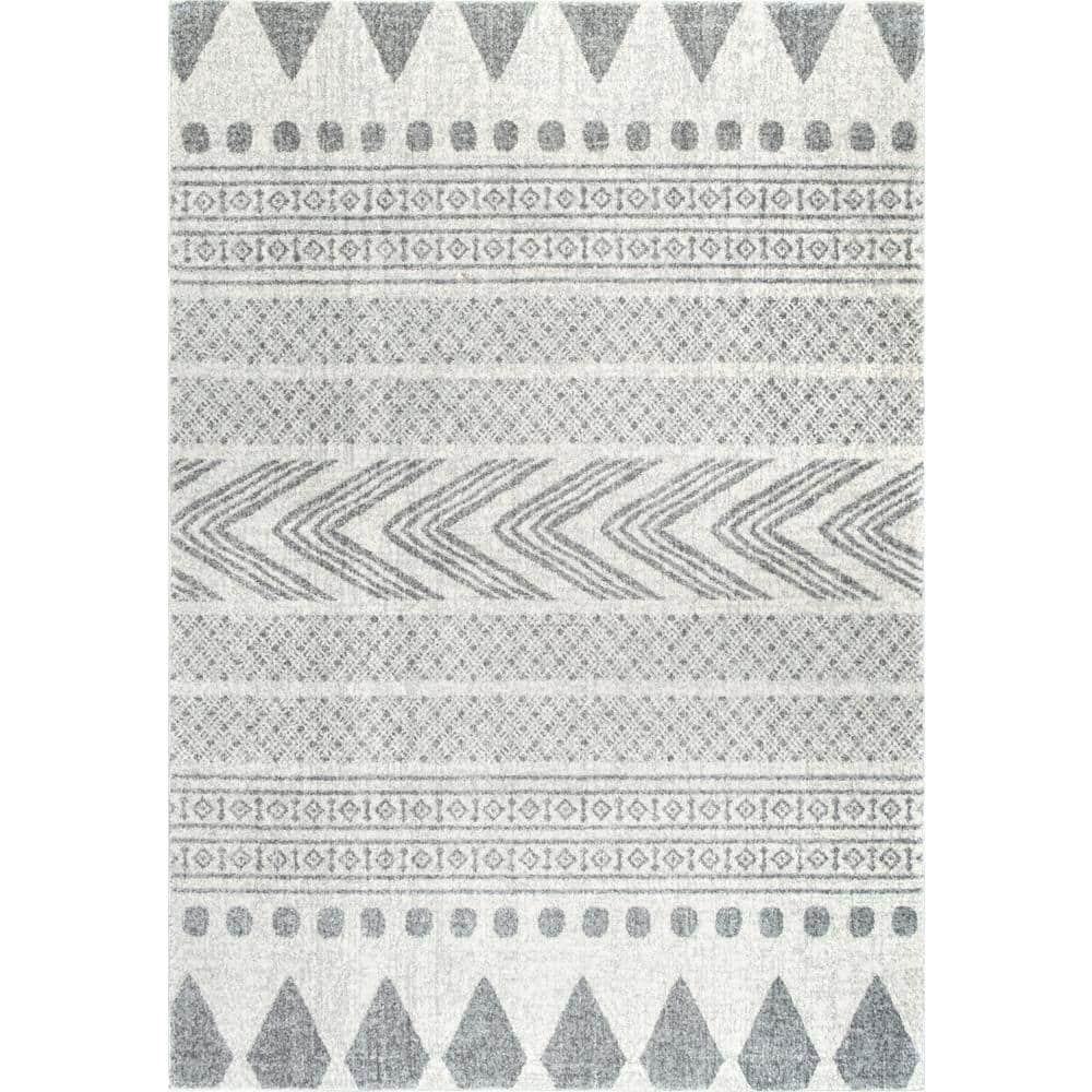 Zendaya Tribal Gray 8 ft. x 10 ft. Area Rug price history on PriceWatchPro
