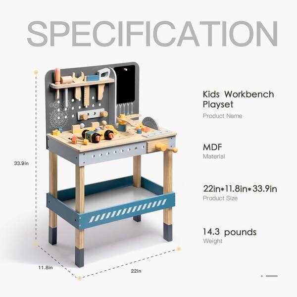 STANLEY Jr. Kids Work Bench Wood - Ace Hardware