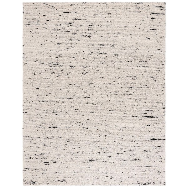 Natura 8 ft. x 10 ft. Light Gray/Ivory Patchy Solid Area Rug